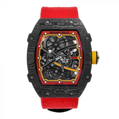 red and black richard mille|Richard Mille alexander zverev.